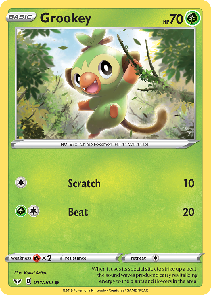 Sword & Shield Grookey #11/202