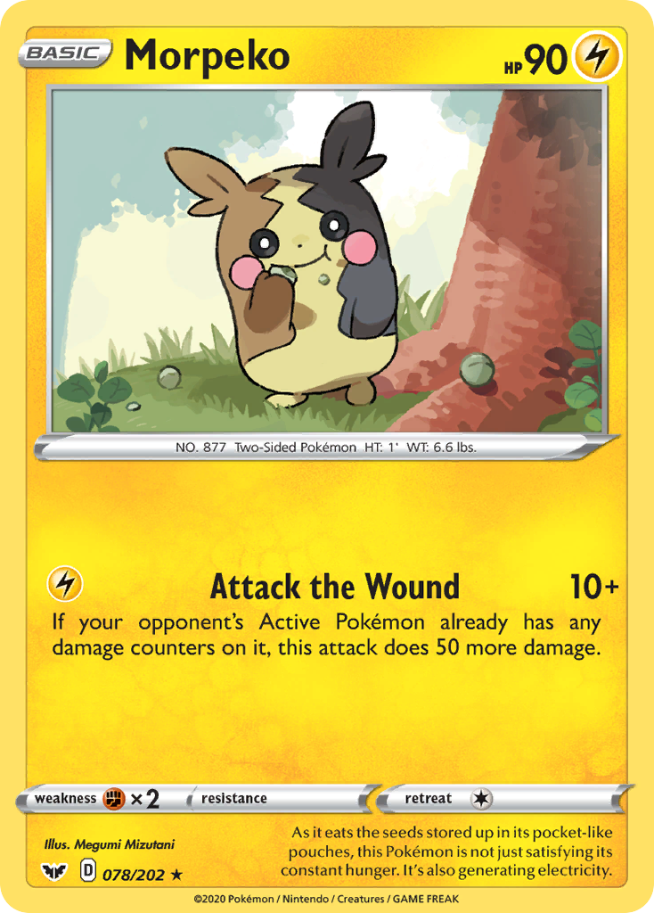 Sword & Shield Morpeko #78/202