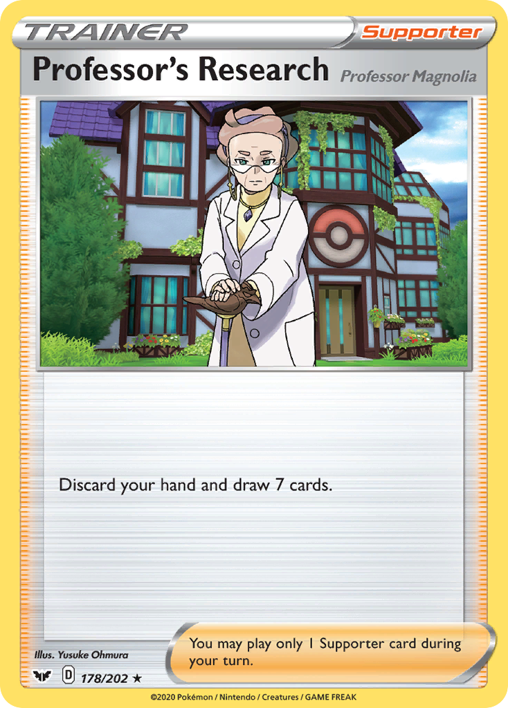 Sword & Shield Non - Holo Professor’s Research #178/202