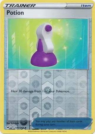 Sword & Shield Potion #177/202 reverse holo