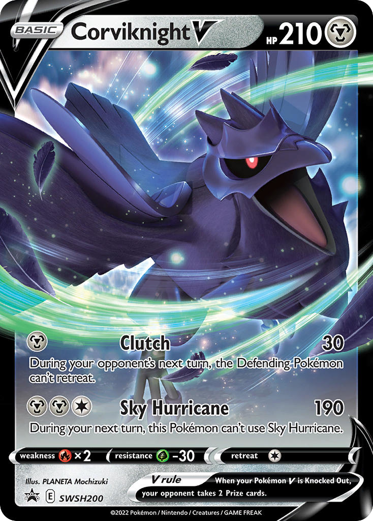 Sword & Shield Promo's Corviknight V #200