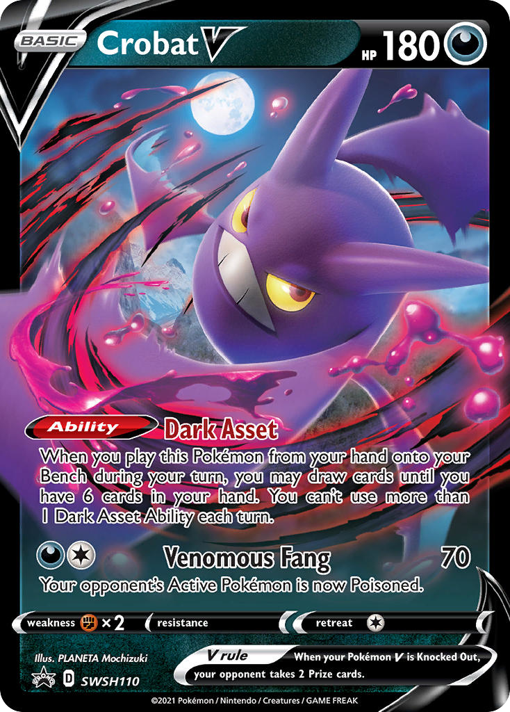 Sword & Shield Promo's Crobat V #110