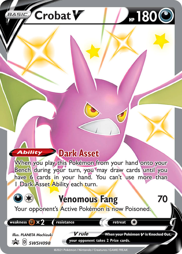 Sword & Shield Promo's Crobat V #98