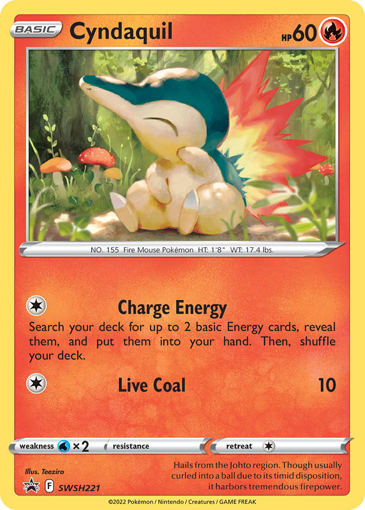 Sword & Shield Promo’s Cyndaquil #221