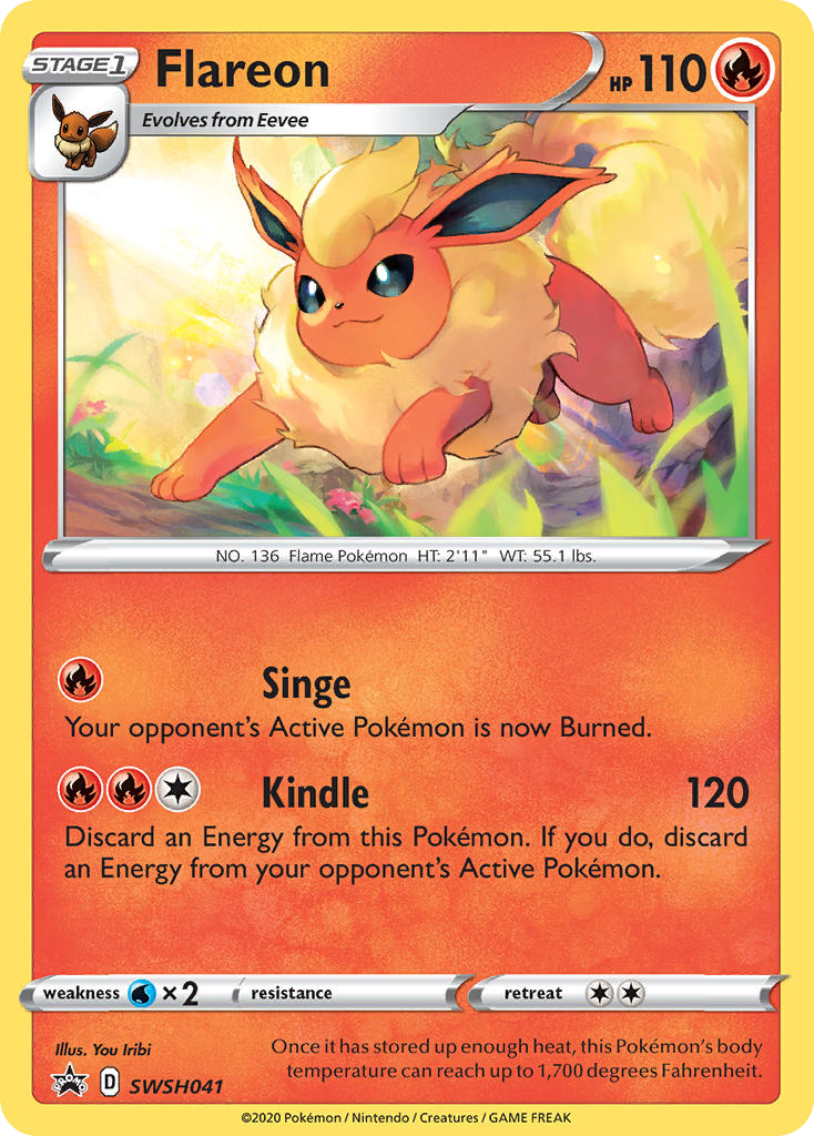 Sword & Shield Promo's Flareon #41