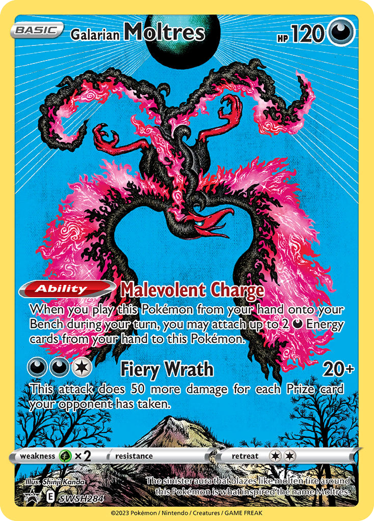 Sword & Shield Promo’s Galarian Moltres #284
