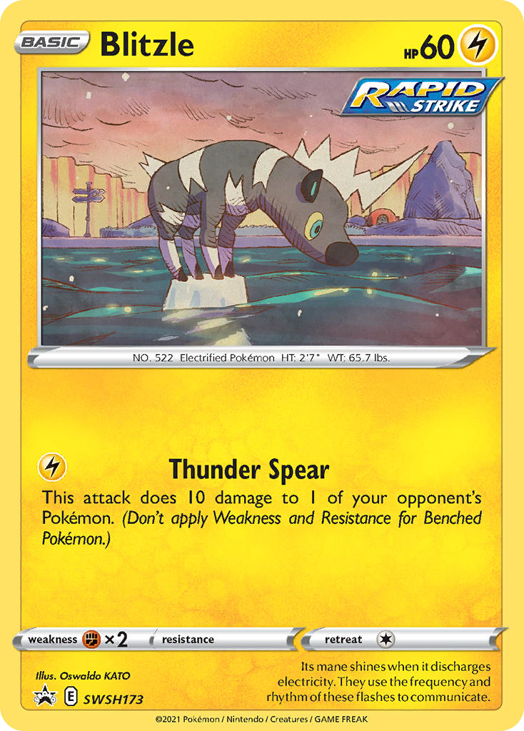 Sword & Shield Promo's Holo Blitzle #173