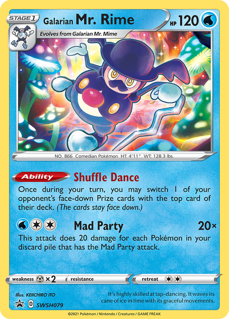 Sword & Shield Promo's Holo Galarian Mr. Rime #79