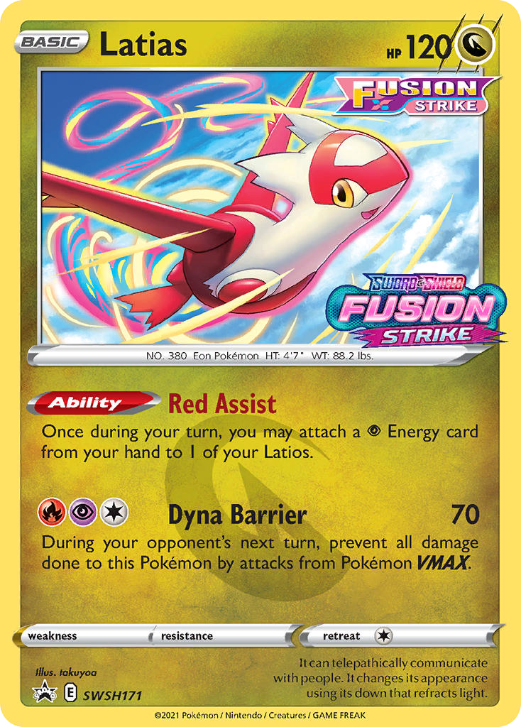 Sword & Shield Promo's Holo Latias #171