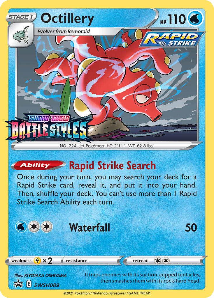 Sword & Shield Promo's Holo Octillery #89