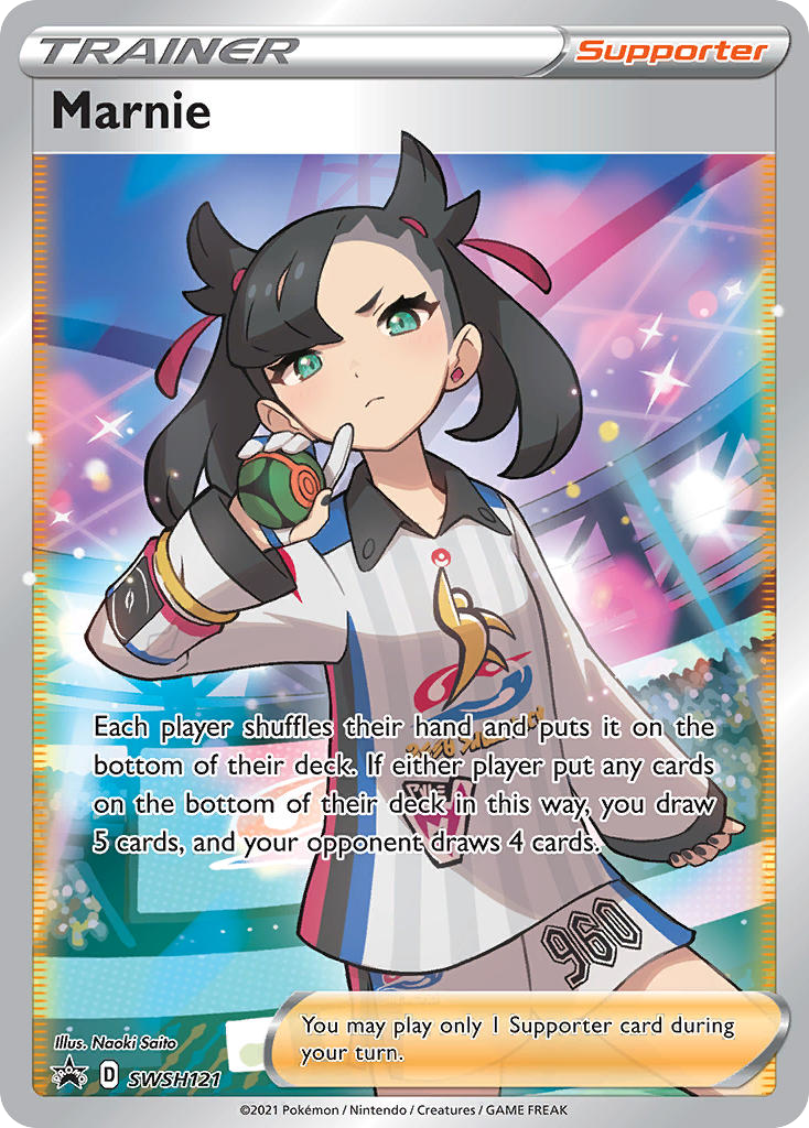 Sword & Shield Promo's Marnie #121