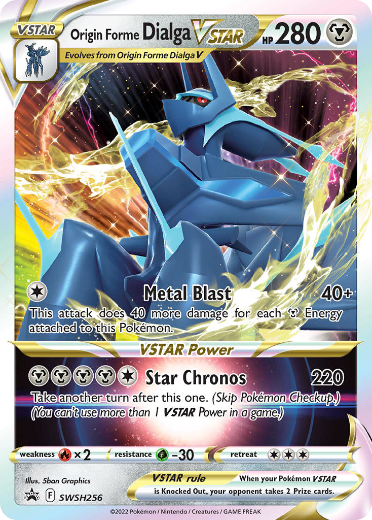 Sword & Shield Promo’s Origin Forme Dialga VSTAR #256