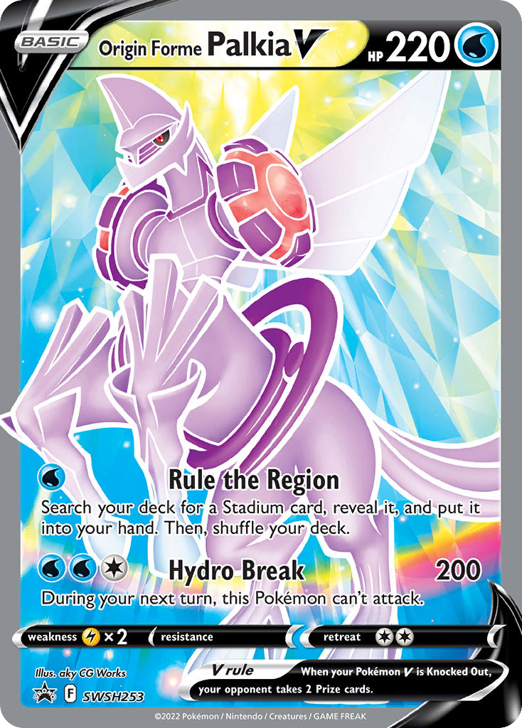 Sword & Shield Promo’s Origin Forme Palkia V #253