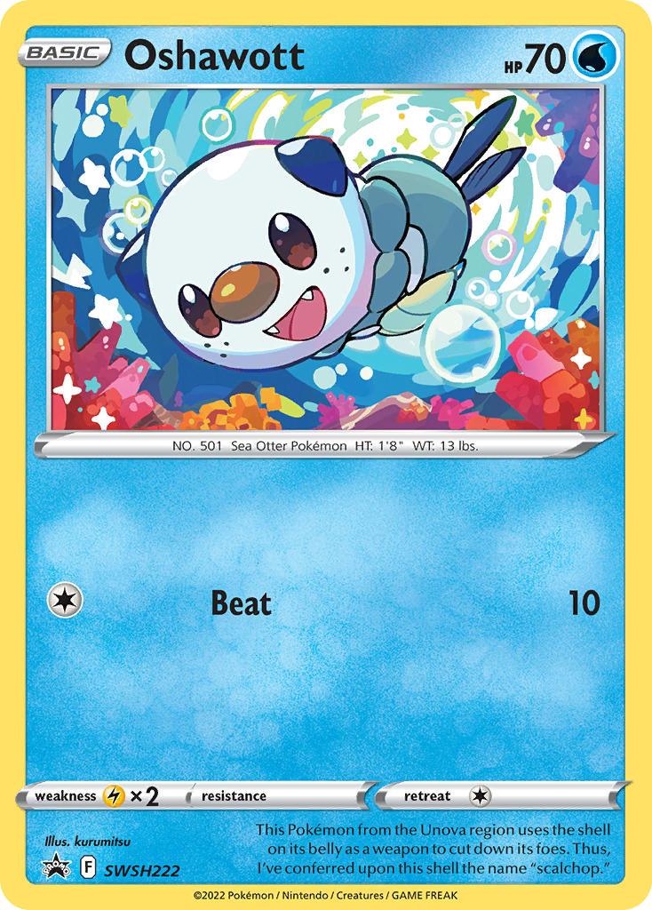 Sword & Shield Promo’s Oshawott #222