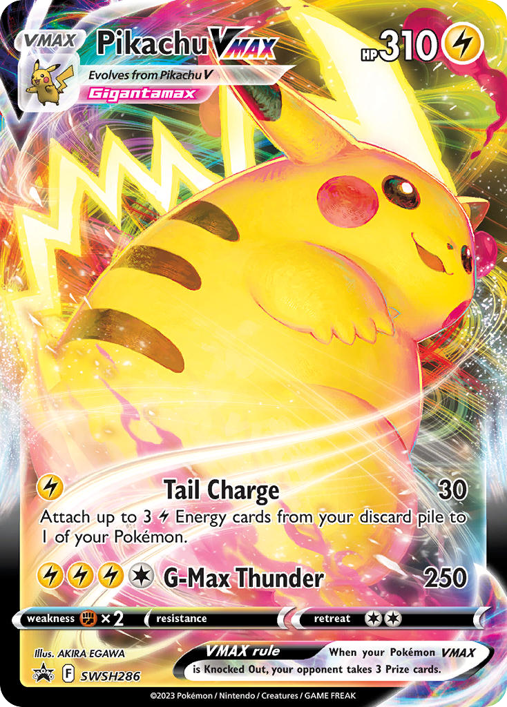 Sword & Shield Promo’s Pikachu VMAX #286