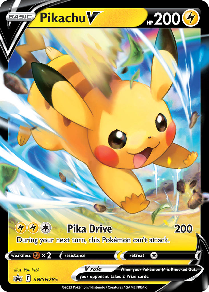 Sword & Shield Promo’s Pikachu V #285