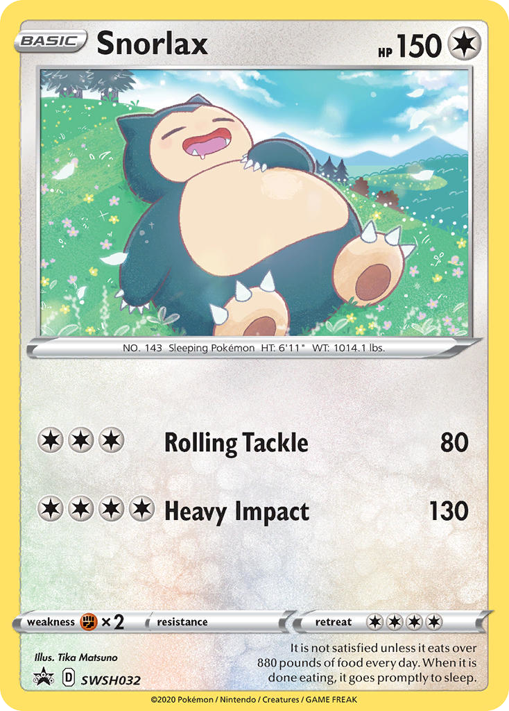 Sword & Shield Promo's Snorlax #32