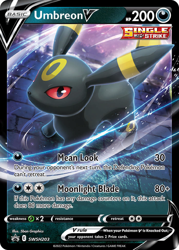 Sword & Shield Promo's Umbreon V #203