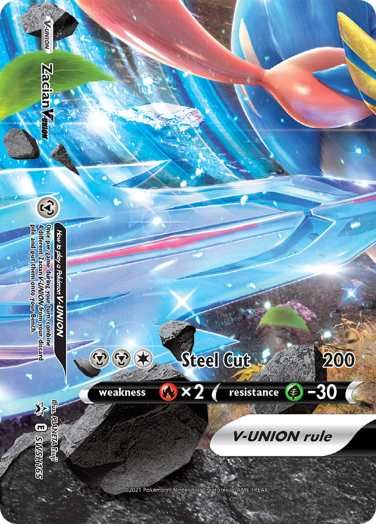 Sword & Shield Promo's Zacian V-UNION #165