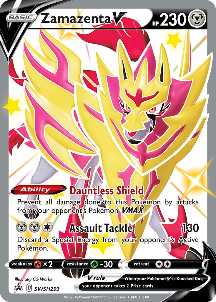 Sword & Shield Promo’s Zamazenta V #293