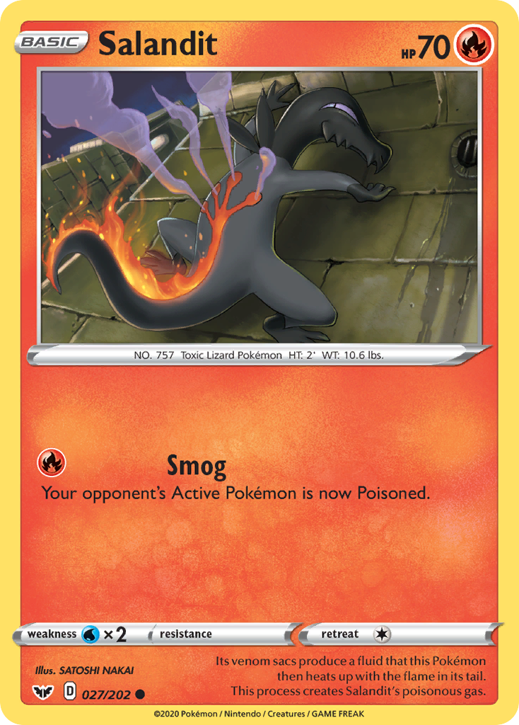 Sword & Shield Salandit #27/202