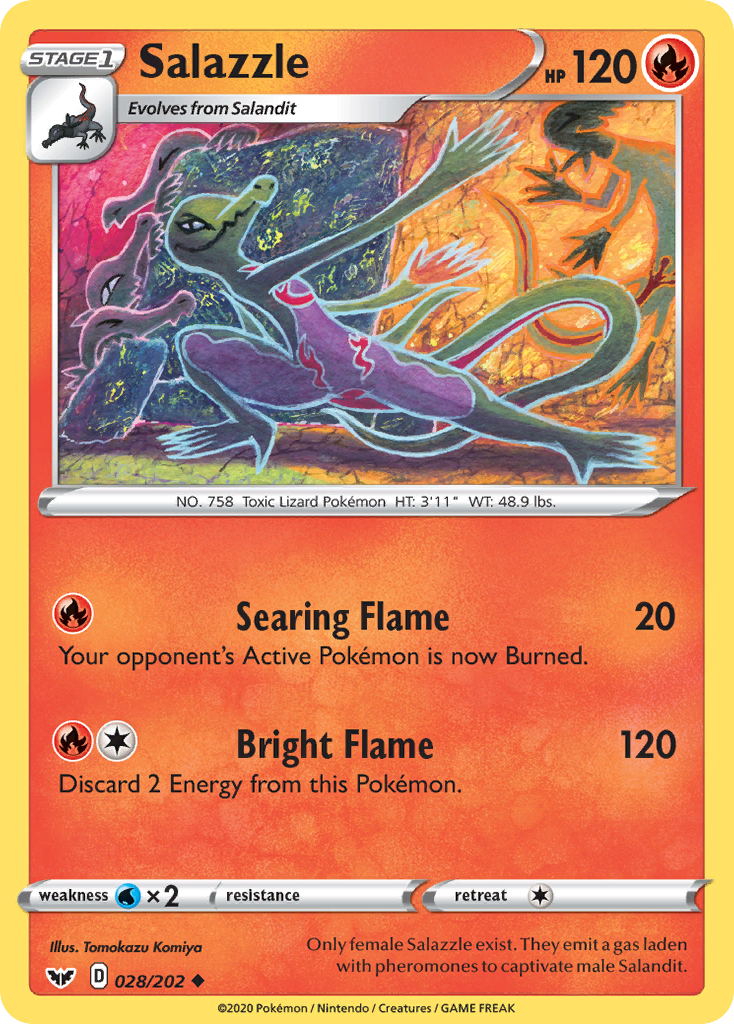 Sword & Shield Salazzle #28/202