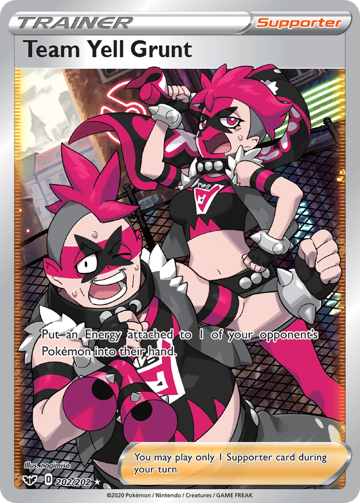 Sword & Shield Team Yell Grunt #202/202