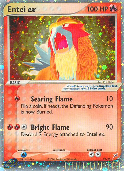 Team Magma v Aqua Holo Entei EX #91/95