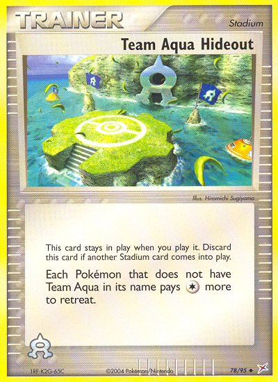 Team Magma v Aqua Team Aqua Hideout #78/95