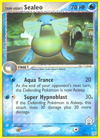 Team Magma v Aqua Team Aqua's Sealeo #16/95