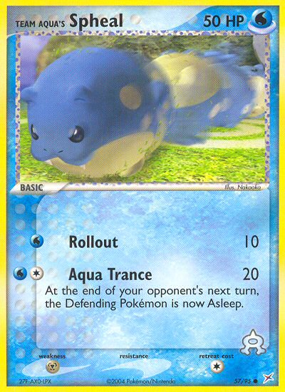 Team Magma v Aqua Team Aqua's Spheal #57/95