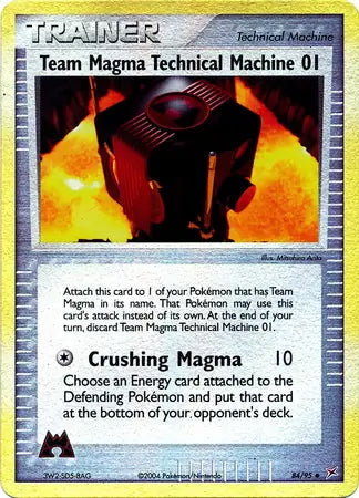 Team Magma v Aqua Team Magma Machine #84/95 reverse holo