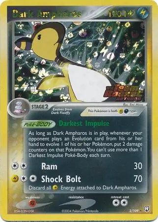 Team Rocket Returns Dark Ampharos #2/109 reverse holo