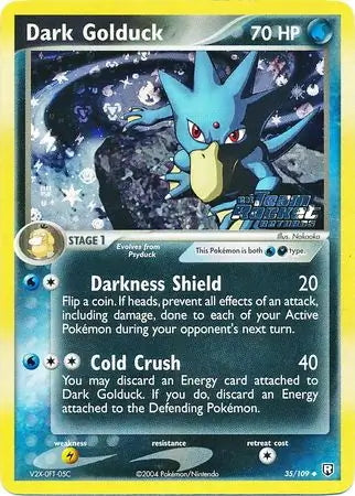 Team Rocket Returns Dark Golduck #35/109 reverse holo