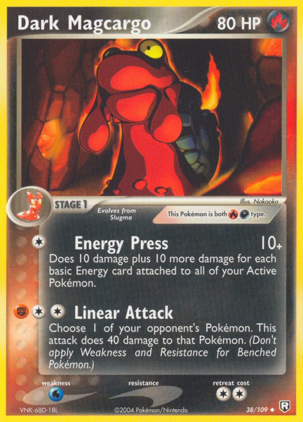 Team Rocket Returns Dark Magcargo #38/109