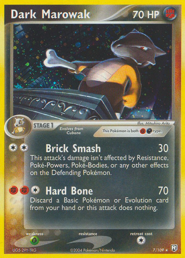 Team Rocket Returns Holo Dark Marowak #7/109