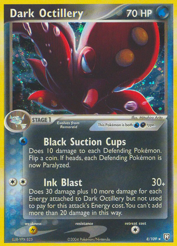 Team Rocket Returns Holo Dark Octillery #8/109