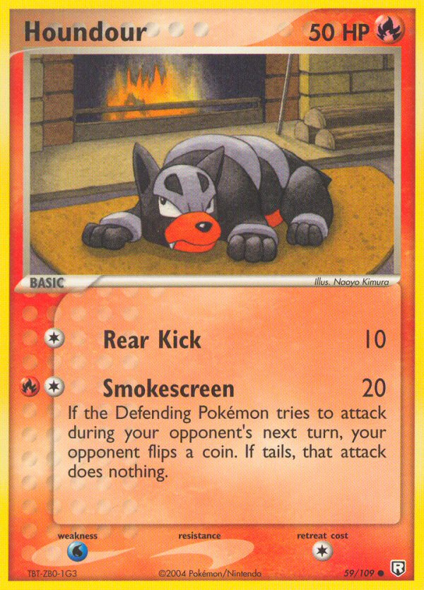 Team Rocket Returns Houndour #59/109