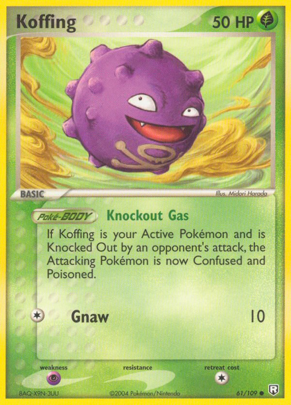 Team Rocket Returns Koffing #61/109