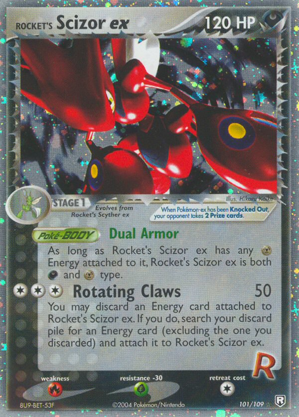 Team Rocket Returns Rocket’s Scizor ex #101/109