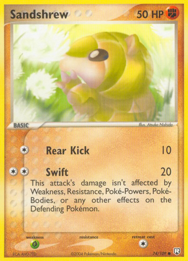 Team Rocket Returns Sandshrew #74/109