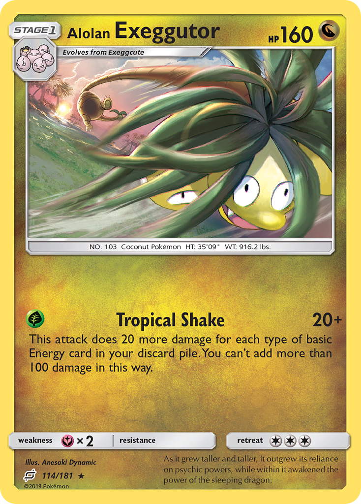 Team Up Alolan Exeggutor #114/181
