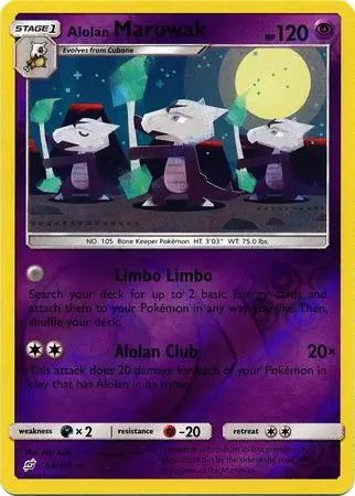 Team Up Alolan Marowak #64/181 reverse holo