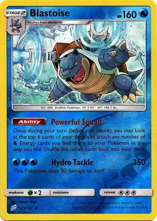 Team Up Blastoise #25/181 reverse holo
