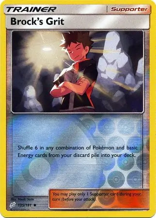 Team Up Brock’s Grit #135/181 reverse holo