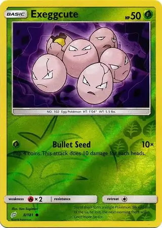 Team Up Exeggcute #8/181 reverse holo