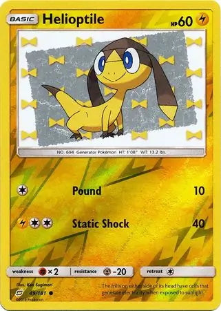 Team Up Helioptile #49/181 reverse holo