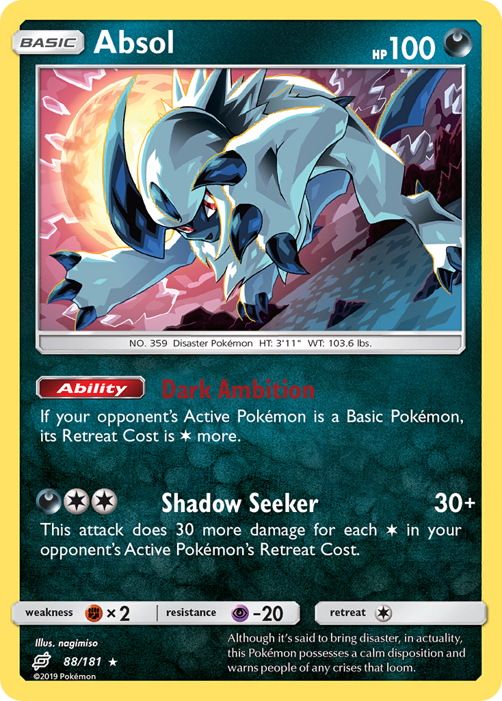 Team Up Holo Absol #88/181