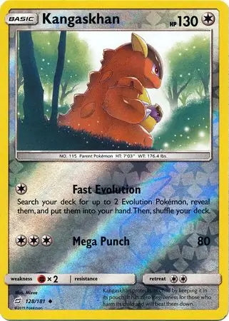 Team Up Kangaskhan #128/181 reverse holo
