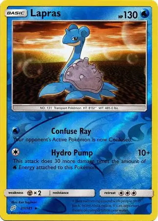 Team Up Lapras #31/181 reverse holo